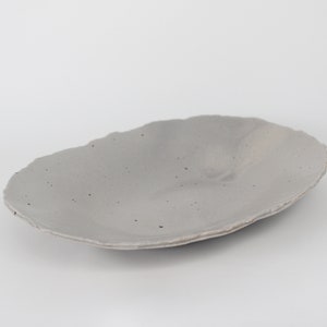 Korean Ceramic Centerpiece II, Speckled Gray image 1