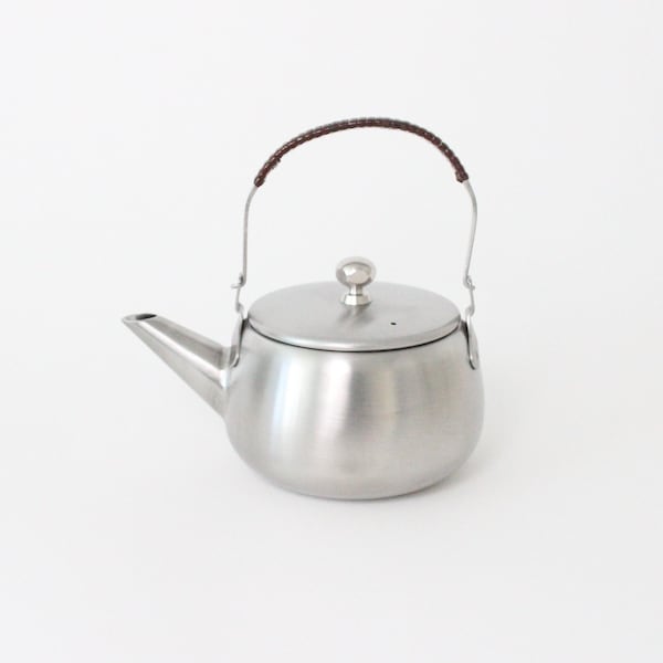 Japanese handcrafted stainless steel teapot