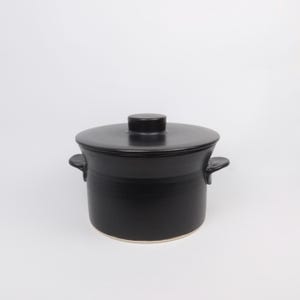 Japanese Heat-Resistant Earthenware Donabe Pot with Lid