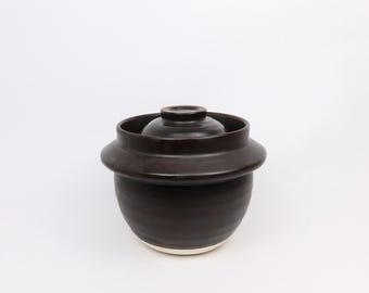 Olla arrocera japonesa Donabe de barro resistente al calor con tapa