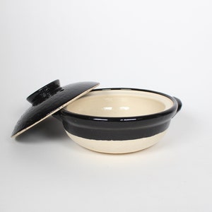 Japanese Iga-yaki Donabe Cooking Pot, Black image 6