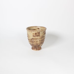 Japanese Shigaraki Yellow Tea Cup