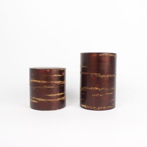Japanese Cherry Bark Tea Canister, 2 sizes