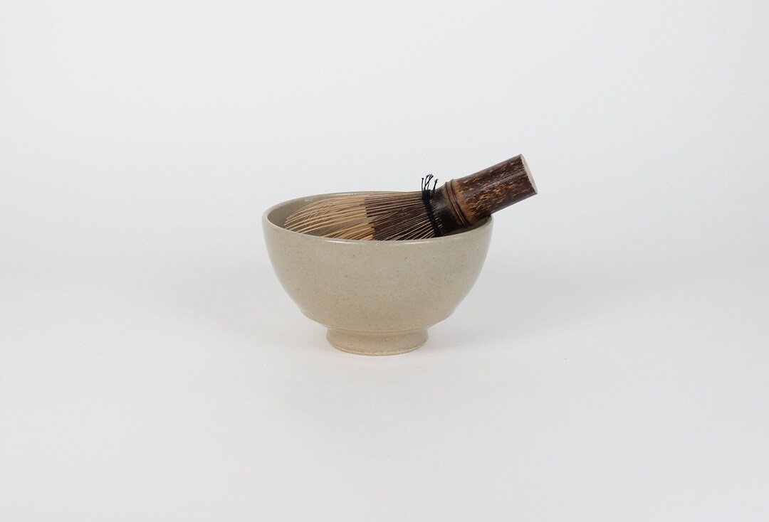 Japanese Porcelain Hime Chawan Tea Bowl, Beige - Etsy