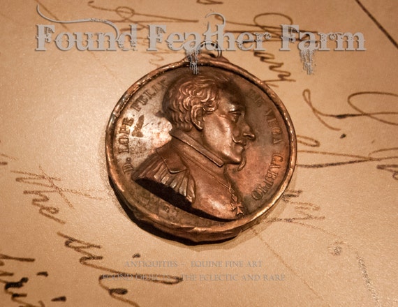 Handmade Soldered Copper Coin Pendant