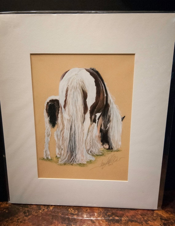 Fine Art Giclee Print by Terry Kirkland Cook "Gypsy Mare and Foal"