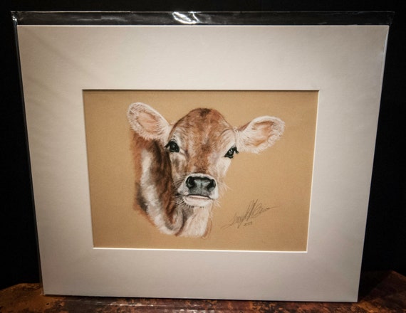 Fine Art Giclee Print by Terry Kirkland Cook "Red Calf"