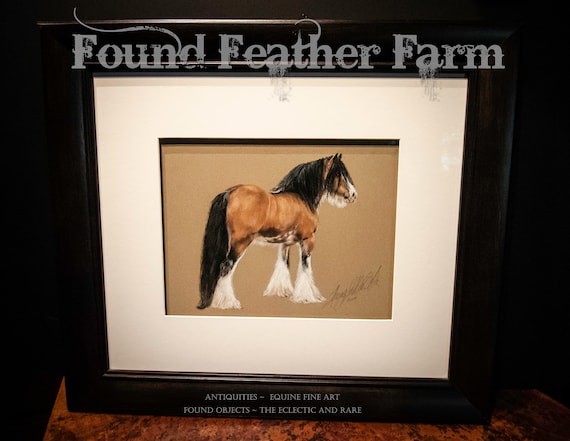 Original Pastel Painting of the Gypsy Horse Stallion "The Sundance Kid"