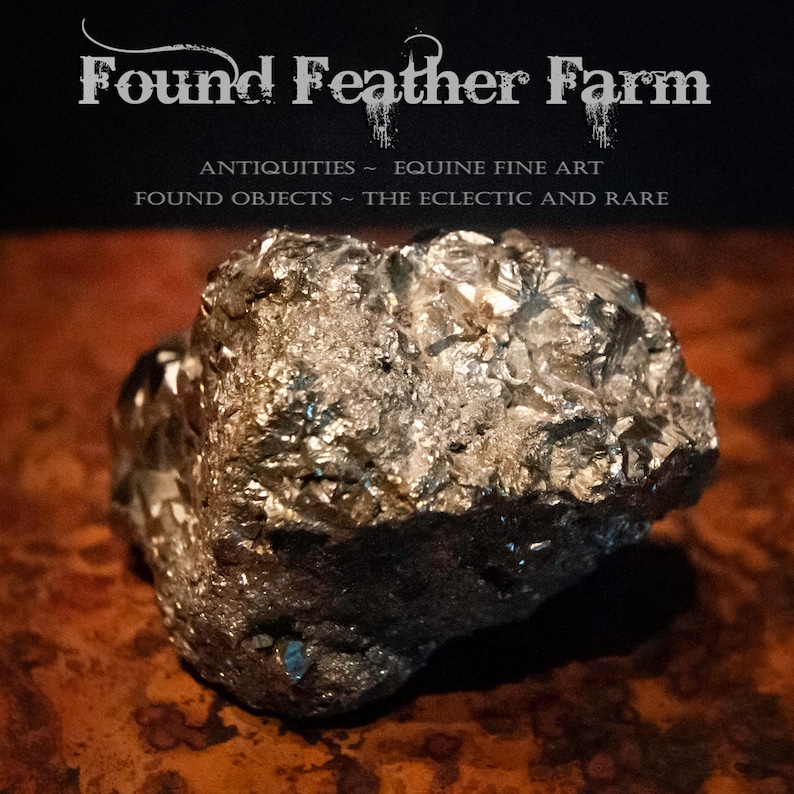 A Medium Specimen of a Pyrite or Fool/'s Gold Rock Formation