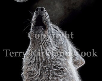 Fine Art Giclee Print "Moon Song" by Terry Kirkland Cook on Fine Art Paper or Canvas