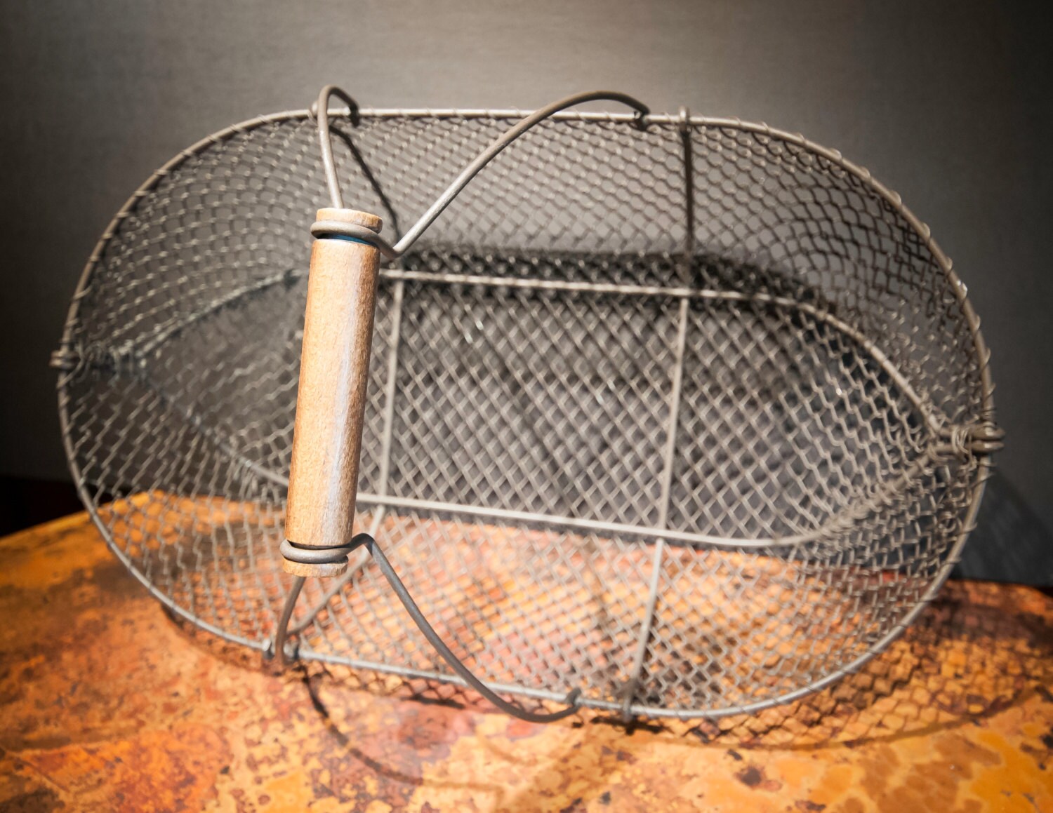 Antique Wire Egg Basket