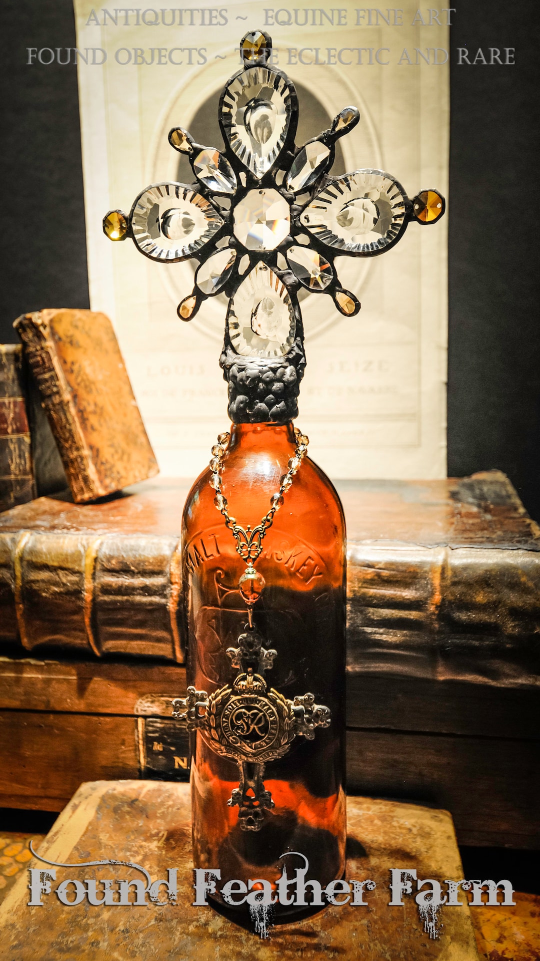 Ancienne Bouteille De Liqueur De Joaillerie - Objet Décoratif Vintage