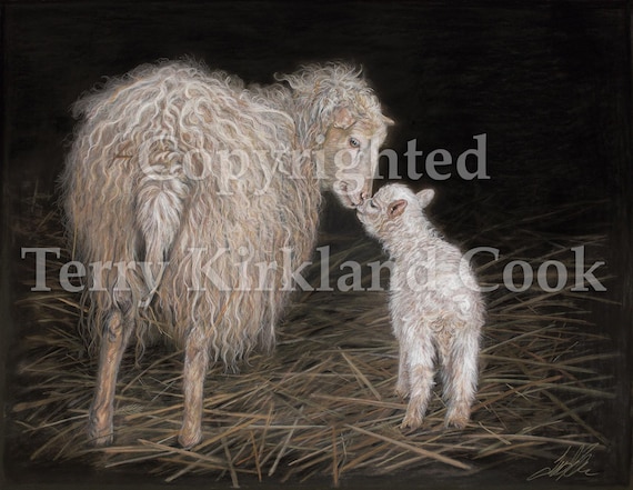 Fine Art Giclee Print "First Born" by Terry Kirkland Cook on Fine Art Paper or Canvas