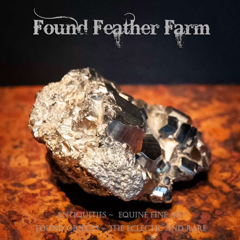 A Medium Specimen of a Pyrite or Fool/'s Gold Rock Formation