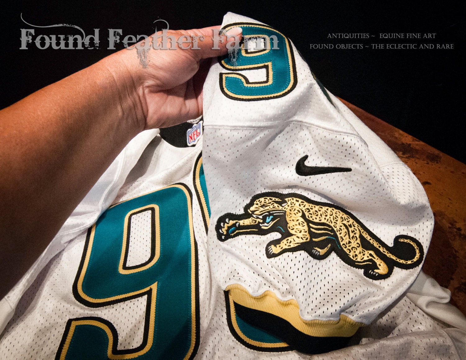 Original Logo Authentic NFL Players Jersey signed by Jacksonville