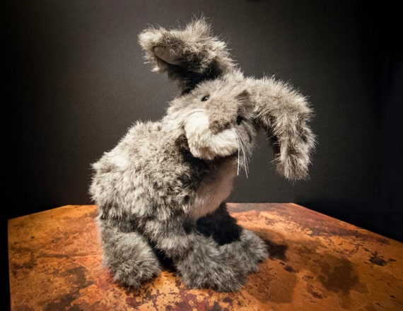 Handmade Beaver Valley Plush Hare 'Edmund' Signed by Artisan
