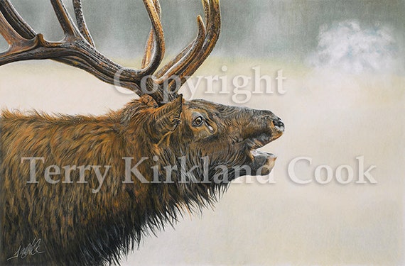 The Monarch ~ Fine Art Giclee Print of an Original Copyrighted Painting by Terry Kirkland Cook