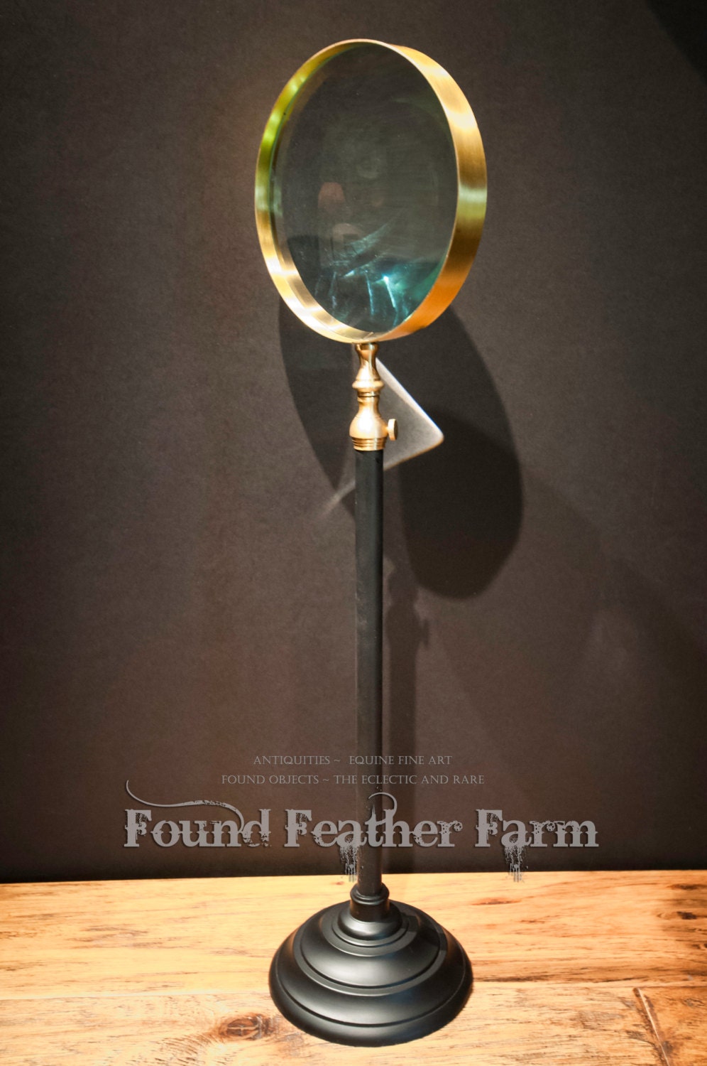 Large Vintage Inspired Telescoping Magnifying Glass