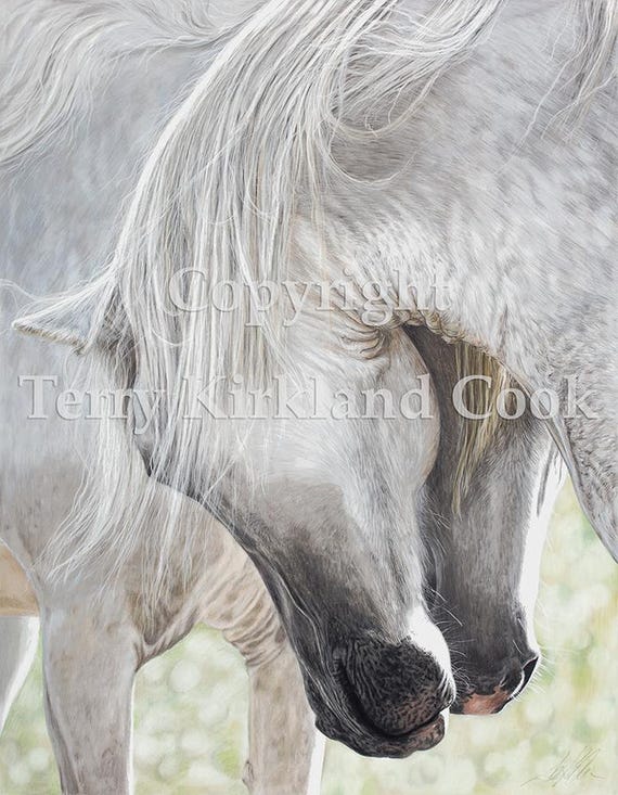 Fine Art Giclee Print "The Courtship" by Terry Kirkland Cook on Fine Art Paper or Canvas
