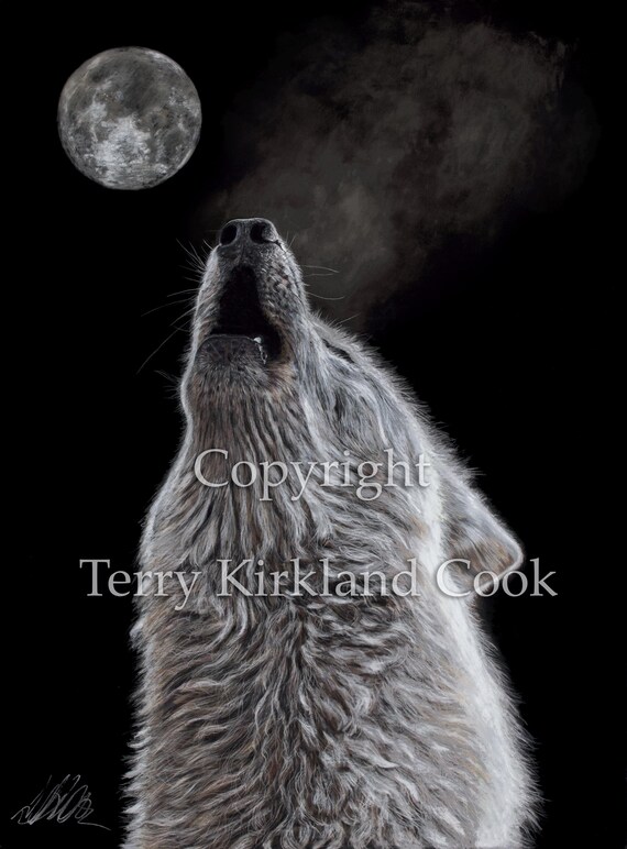 Fine Art Giclee Print "Moon Song" by Terry Kirkland Cook on Fine Art Paper or Canvas