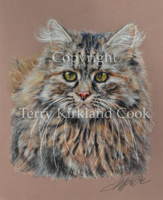 Sabrina ~ Fine Art Giclee Print of an Original Copyrighted Painting by Terry Kirkland Cook