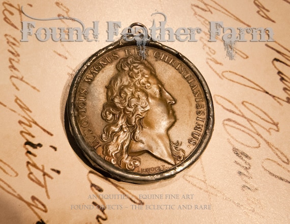 Handmade Soldered Vintage Bronze Coin Pendant