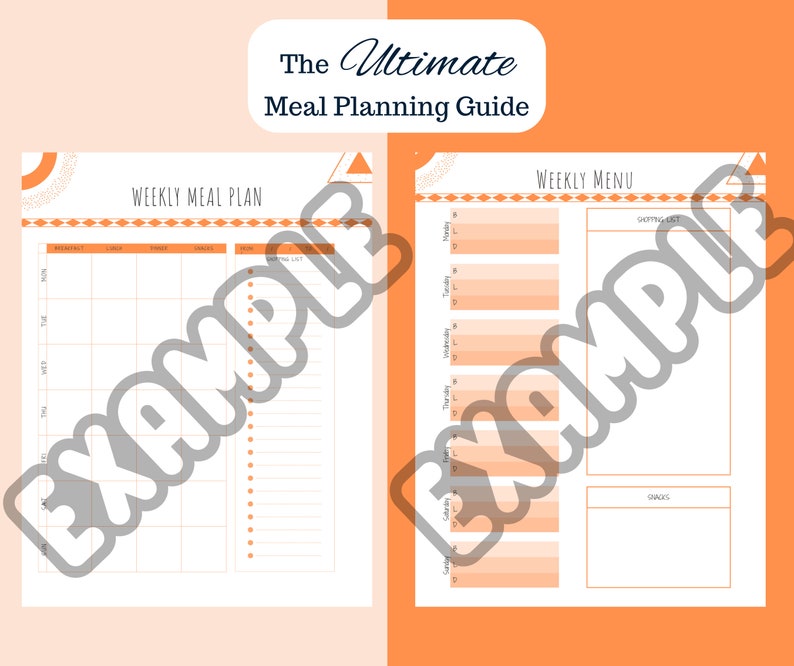Weight Loss Meal Planner PDF Plan Your Way to a Healthier You With Ease ...