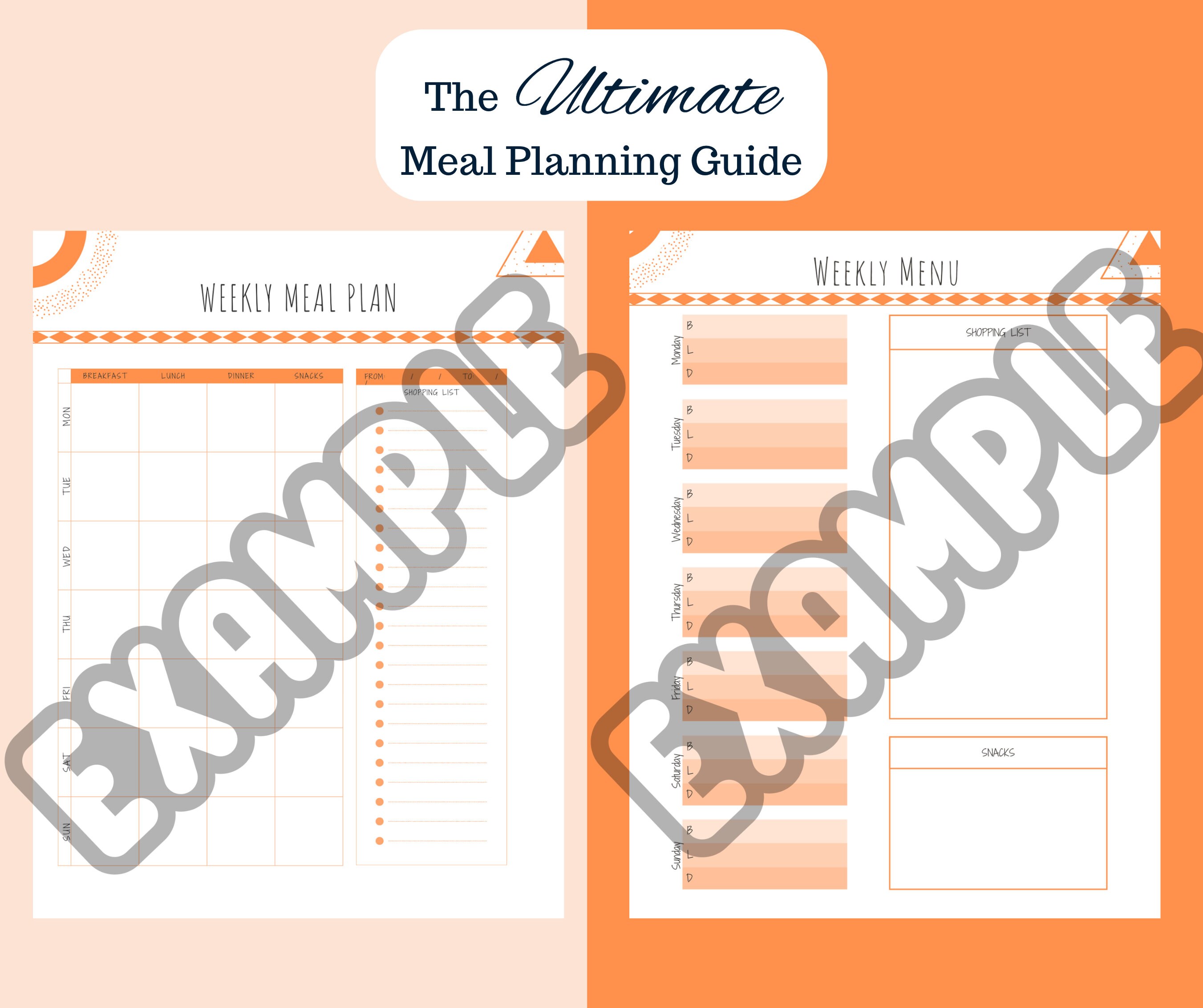 Weight Loss Meal Planner PDF Plan Your Way to a Healthier You With Ease ...