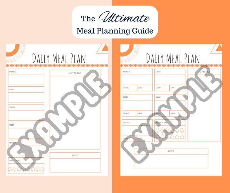 Weight Loss Meal Planner PDF Plan Your Way to a Healthier You With Ease ...
