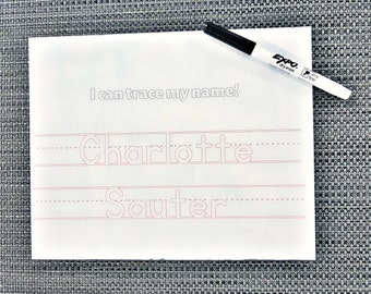 writing in korean practice Dry Erase Handwriting Practice - Letter Tracing - Name Practice - Tracing Board - Washable Writing Board - Learning Board