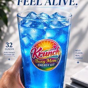 Energy Drink Kit on the Go / Loaded Tea Mix / Daily Energy Boost / Herbal Drink / Daily Energy Boost / 32 oz Wellness Drink / Drink Mix image 3