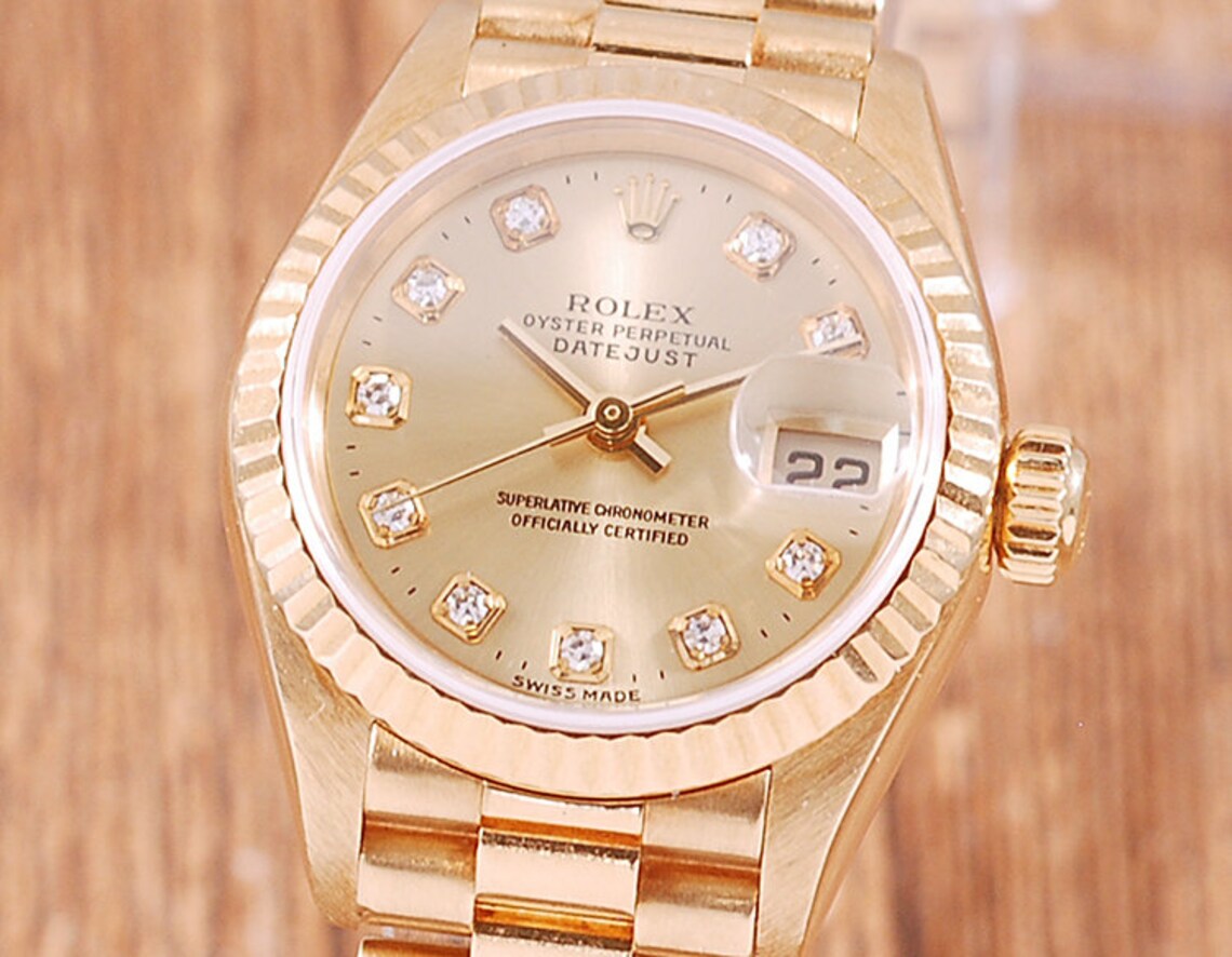solid gold datejust