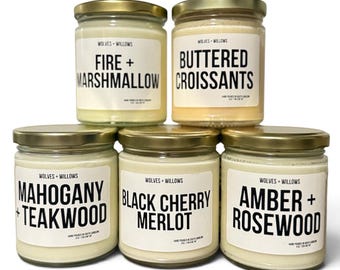 Choose Your Scent Soy Candle 8 oz, Birthday gift for mom, Best friend gift, Gift for Best Friend Birthday