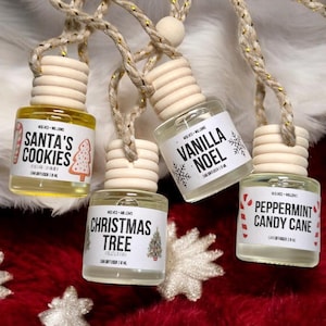 Christmas Car Air Freshener Car Diffuser Hanging Car Freshener New Car Gift Hanging Car Diffuser Car Accessories Car Freshies