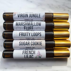 Roll On Perfume Oils - Choose Your Scent, Scented Oil Perfume, Body Fragrance
