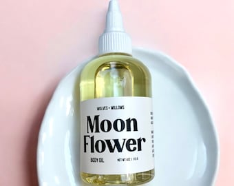 Moon Flower Scented Dry Body Oil After Shower Scented Oils Perfume For Body Natural Moisturizer For Dry Skincare Spa Gift