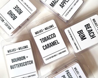 Handmade Soy Wax Melts: Eco-Friendly Home Fragrance, Multiple Scents