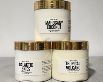 Men's Hydrating Body Butter Cream - Moisturizing Heavy Cream Body Butter - Masculine Body Care, Body Cream