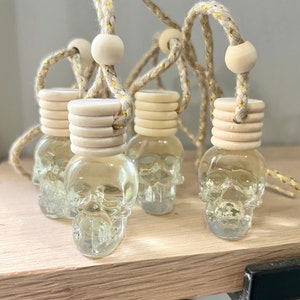 Car Air Freshener Skull Car Diffuser Hanging Car Freshener New Car Gift Hanging Car Diffuser Car Accessories Car Freshie Halloween Car Decor