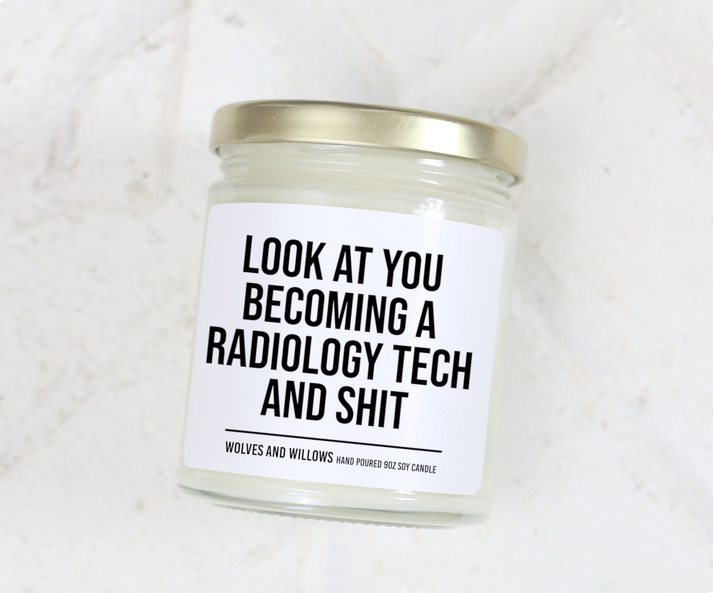 Radiology Tech Graduation Gift Medical School Candle Future Etsy