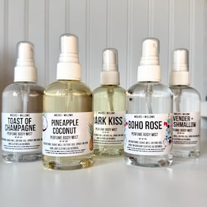 Choose Your Scent Perfume Body Spray, Body Splash, Fragrance Mist, Body Mist, Perfume