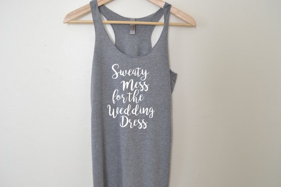 bride workout tank