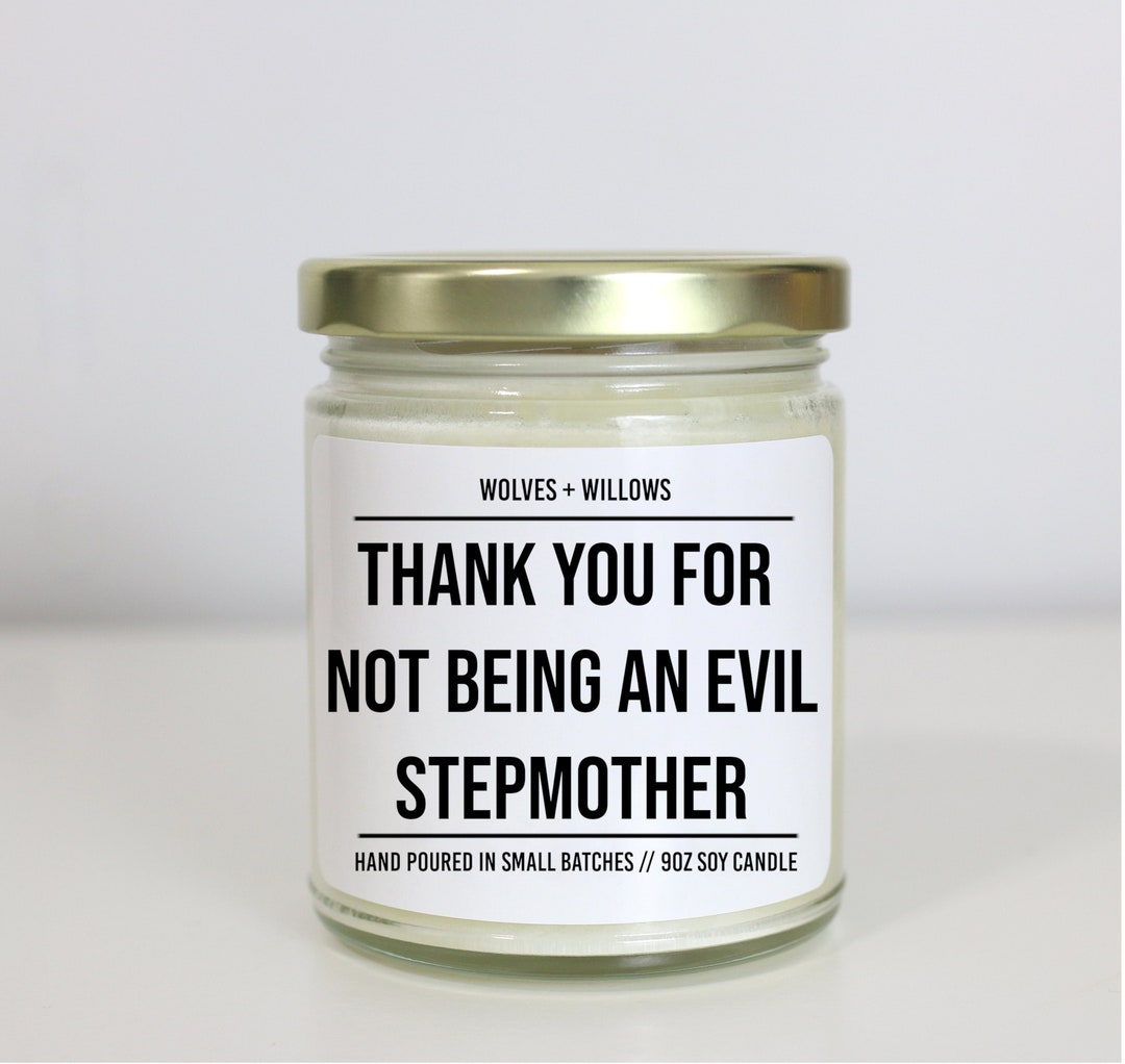Stepmom Mother's Day Gift, Thanks for Not Being an Evil Stepmother