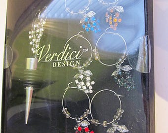 Verdici Design Druvberlocker och Flaskproppset