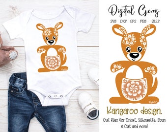 Download Baby Kangaroo Svg Etsy