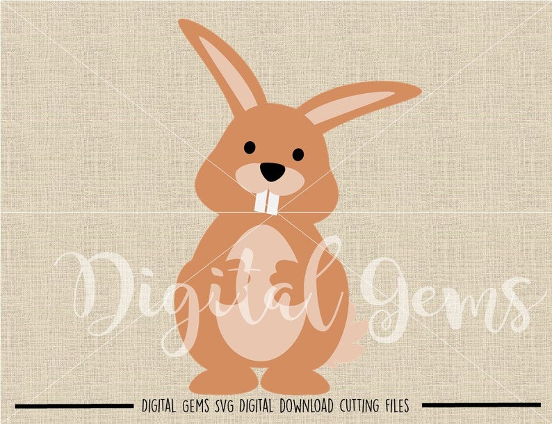 Bunny Rabbit Svg / Dxf / Eps / Png Files. Digital Download. Compatible ...