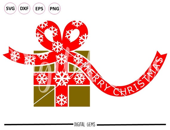 Download Free Christmas Present Svg Dxf Eps Png Files Download Etsy SVG DXF Cut File
