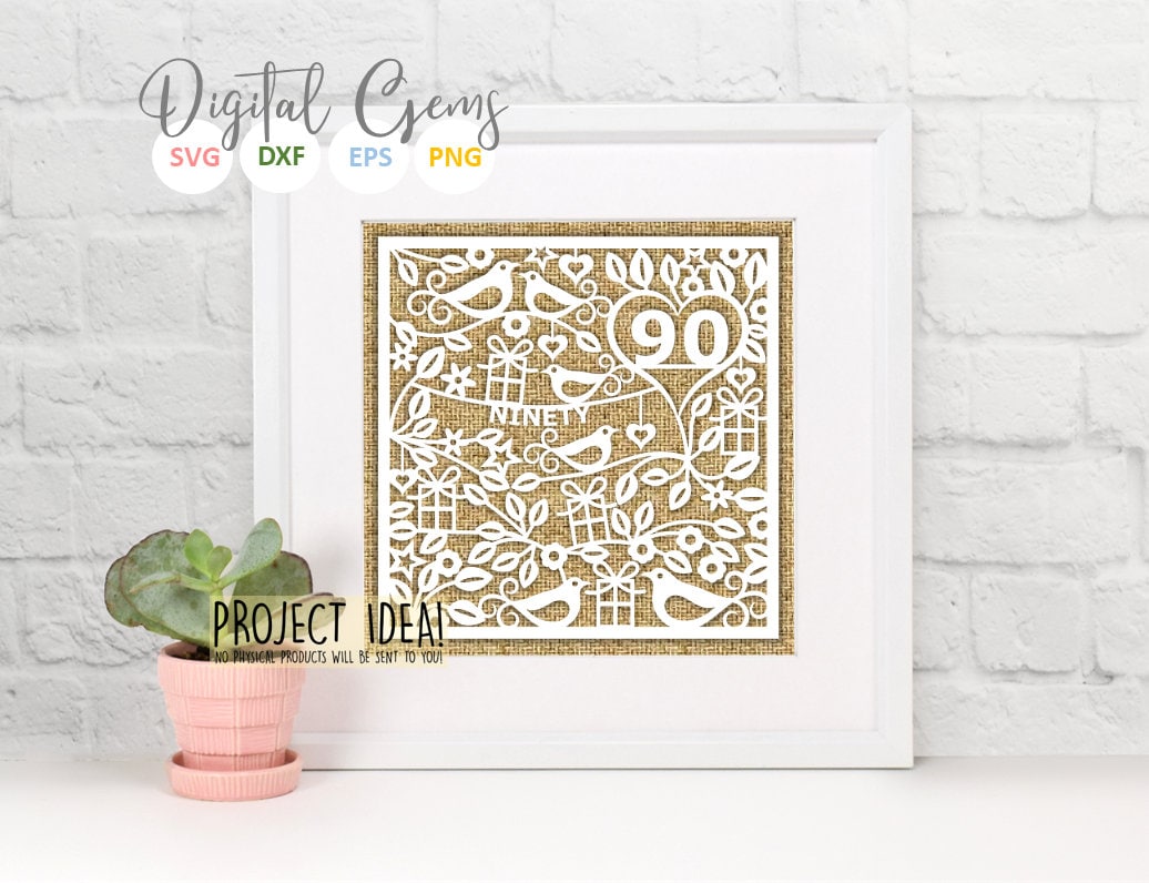 Birthday Paper Cut Design Bundle Svg / Dxf / Eps / Png Files - Etsy
