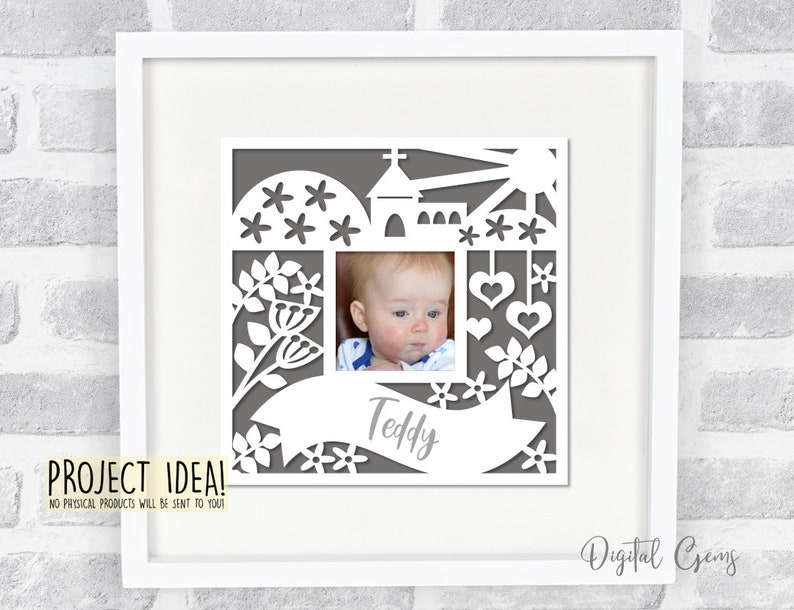 Download Church frame paper cut design. svg / dxf / eps / png files ...