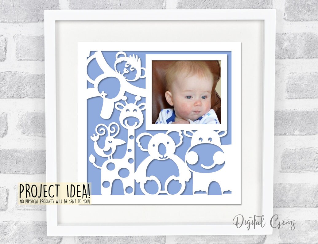 Frame Paper Cut Design Bundle. Svg / Dxf / Eps / Png Files and Pdf ...